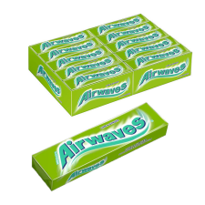 Airwaves Wrigleys airwaves rágógumi lime ginger - 420g (30 csomag) csokoládé és édesség