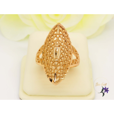  Aisa antiallergén hosszúkás fazonú gyűrű 18K gyűrű