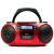 Aiwa Hordozható retro boombox CD/MP3/USB/kazetta/BT/FM piros RC-250RD