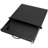 Aixcase 19" Rack 1U Tastaturschublade leer schwarz (AIX-19K1U-B)