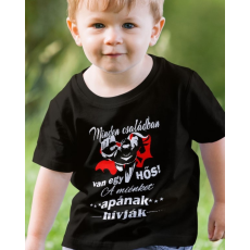  Ajándék apáknak - Feliratos gyerek póló apáknak