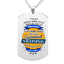  Ajándék Apának-Nagypapának medál lánccal, választható több színben medál