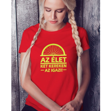 Ajándék bicikliseknek - Női póló kerékpárosoknak női póló