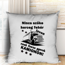 Ajándék kamionosoknak - Vicces kamionos párna lakástextília