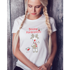  Ajándék karácsonyra - Karácsonyi női póló - Boldog Karácsonyt női póló