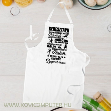  Ajándék keresztapáknak - Kötény keresztapának lakástextília