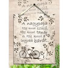  Ajándék nagyszülőknek - Falikép nagypapáknak grafika, keretezett kép