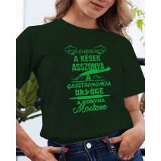  Ajándék szakácsnőknek - Kések asszonya póló