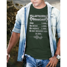  Ajándék villanyszerelőknek - Póló villanyszerelőknek
