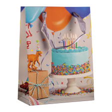 Ajándéktasak kicsi happy birthday sütis 72181 ajándéktasak