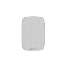 AJAX 26078.83.WH1 KEYPAD PLUS Vezeték nélküli RFID olvasóval ellátott billentyűzet fehér billentyűzet