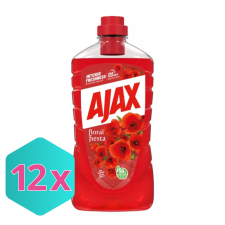  Ajax felmosószer 1L floral fiesta red flowers KARTON - 12 db tisztító- és takarítószer, higiénia