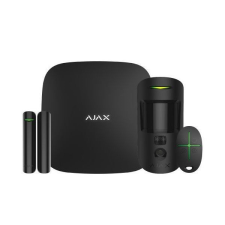 AJAX StarterKit Cam Plus BL fekete vezetéknélküli kamerás riasztó szett biztonságtechnikai eszköz