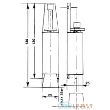  AJTÓKITÁMASZTÓ IBFM KICSI FEHÉR zár és alkatrészei