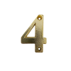  Ajtószám arany 4-es 52 mm