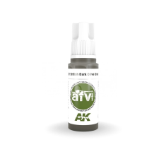 AK-interactive - Acrylics 3rd generation British Dark Olive Green PFI - akrilfesték AK11381 akrilfesték