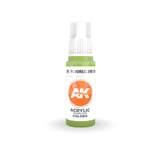 AK-interactive - Acrylics 3rd generation Fluorescent Green 17ml - akrilfesték AK11129 akrilfesték