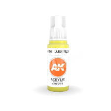 AK-interactive - Acrylics 3rd generation Laser Yellow 17ml - akrilfesték AK11048 akrilfesték