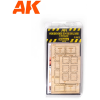 AK-interactive AK INTERACTIVE 1/35 Fa dobozok vegyi veszély jelöléssel 3 darabos dioráma modell kiegészítő