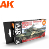 AK-interactive AK INTERACTIVE AFV Modern Russian Colours Vol 1 akrilfesték készlet 6x 17ml