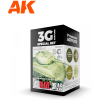 AK-interactive AK INTERACTIVE AFV Special Set Modulation US Olive Drab akrilfesték készlet 4x 17ml