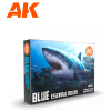 AK-interactive AK INTERACTIVE Blue Essential Colors akrilfesték készlet 6x 17ml