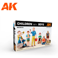 AK-interactive AK INTERACTIVE Fiú gyerek figura készlet dioráma kiegészítő makett