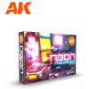 AK-interactive AK INTERACTIVE Neon Colors Set neon akrilfesték készlet 6x 17ml