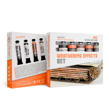 AK-interactive AK INTERACTIVE Weathering Effects Set időjárási hatások festék készlet 6x 20ml makett