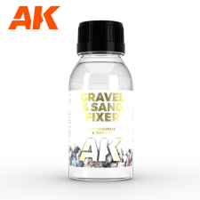 AK-interactive GRAVEL AND SAND FIXER - Ragasztó dioráma textúrákhoz AK118 hígító és oldószer
