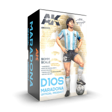  AK Interactive MARADONA RESIN FIGURE 90 MM SCALE (AK0010) makett