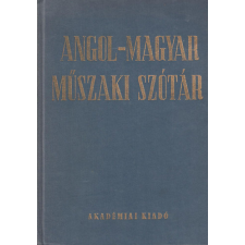 Akadémiai Kiadó Angol-magyar műszaki szótár antikvárium - használt könyv