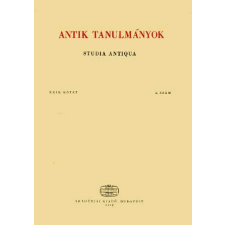 Akadémiai Kiadó Antik tanulmányok-Studia antiqua XXIX. kötet 2. szám antikvárium - használt könyv