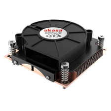 Akasa 1U Low Profile CPU Cooler with Side Blower Fan hűtés