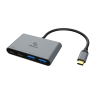 Akasa AK-CBCA31-18BK USB Type-C 3.1 HUB (4 port) (AK-CBCA31-18BK)