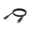 Akasa Akasa USB 10 Gbps Type-C kábel hosszabító - 100W PD - AK-CBUB70-12BK