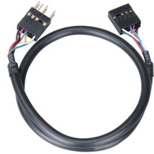 Akasa alaplapi audio hosszabbító 40cm (EXAUDI-40) kábel és adapter
