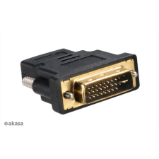Akasa - DVI-I - HDMI adapter - AK-CBHD03-BK kábel és adapter