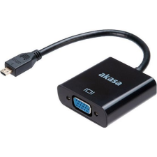 Akasa KAB Akasa Micro HDMI > VGA konverter - AK-CBHD21-15BK (AK-CBHD21-15BK) kábel és adapter