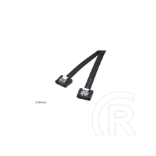 Akasa Proslim SATA 7 pin (M) kábel 50cm (fekete) kábel és adapter