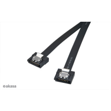 Akasa - Proslim - SATA adatkábel - fekete - 15cm - AK-CBSA05-15BK kábel és adapter