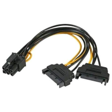 Akasa SATA power to 6pin kábel és adapter