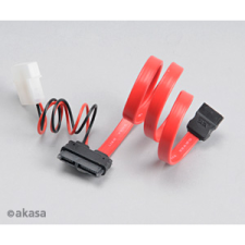 Akasa Sata slimline kombo kábel adat+táp (AK-CB050) kábel és adapter