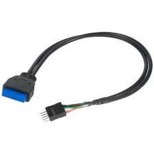 Akasa USB 3.0 (19-pin) to USB 2.0 (9-pin) kábel és adapter