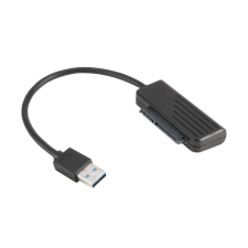 Akasa USB-A - 2.5&quot; Sata+táp átalakító fekete (AK-AU3-07BK) kábel és adapter
