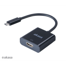 Akasa USB Type-C -> HDMI adapter (AK-CBCA04-15BK) (AK-CBCA04-15BK) kábel és adapter