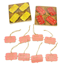  Akasztós Édes Otthon/Isten hozott feliratos tábla 8cm 8db-os dekorációs kellék