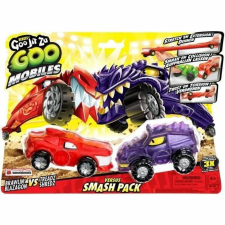  Akciófigura Moose Toys GOO MOBILES - BLAZAGON VS TREADS SHREDZ Piros autópálya és játékautó