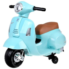 Akkumulátoros Vespa stílusú gyerek robogó oldalkerekekkel, fényekkel – PA0238 elektromos járgány