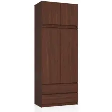 Akord CLP Rátétes Szekrény 90 Wenge 2 Ajtós 2 Fiókos bútor